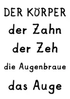 Vorschau - Bildkarten - Wortkarten-Sammlung - DaZ / DaF - Grundschule - Seite 1