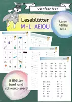Vorschau - Arbeitsblätter - LeseblätterKaribu: M, L - AEIOU - Deckblatt