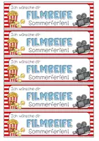 Vorschau - Anderer Materialtyp - Lesezeichen für Sommerferien / Feriengruß / Feriengeschenk - Seite 2