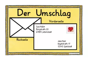Vorschau - Arbeitsblätter - Materialpaket Briefe schreiben #lmpkracher2020 - Seite 3