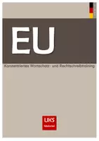 Vorschau - Arbeitsblätter - Konzentriertes Wortschatz- und Rechtschreibtraining - Wörter mit EU - Deckblatt