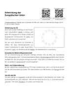 Vorschau - Arbeitsblätter - Arbeitsblatt "Die Europäische Union" mit Erklärvideo, Lösungen und Onlineübungen - Deckblatt