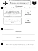 Vorschau - Arbeitsblätter - Lesesnack - Informationen aus Texten entnehmen - Seite 2