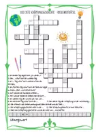 Vorschau - Arbeitsblätter - Erste Schöpfungsgeschichte: Kreuzworträtsel - Deckblatt
