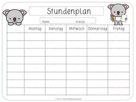Vorschau - Mal- und Bastelvorlagen - Koala | Wachsendes Sparpaket | Dienste, Lesepass etc. - Seite 2