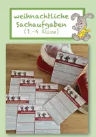Vorschau - Stundenentwürfe - Weihnachtliche Sachaufgaben für die Klassenstufen 1-4 - Deckblatt