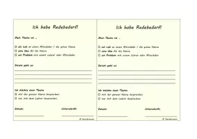 Vorschau - Anderer Materialtyp - Ich habe Redebedarf - Schreibvorlage - Seite 2