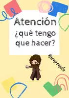 Vista previa - Decoración del aula - Carteles: “Hechizo Aprendum” Ritual para cada mañana - página 1