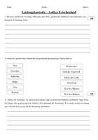 Vorschau - Test - Leistungskontrolle - Antikes Griechenland - Deckblatt