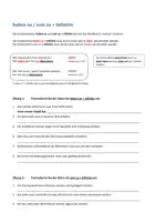 Vorschau - Arbeitsblätter - B2 Grammatik: haben zu / sein zu + Infinitiv - Seite 3