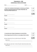 Vorschau - Arbeitsblätter - Klassenarbeit: Großschreibung - Nomen und ihre Signale - Seite 2