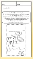 Vorschau - Arbeitsblätter - Nomen: Lies und mal - Übung - Seite 1