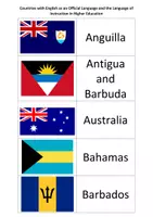 Vorschau - Spiele - Countries with English as an Official Language - Flags and Names - Deckblatt