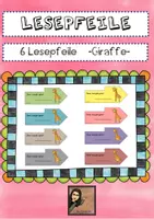 Vorschau - Fördermaterial/Inklusion - Lesepfeil Giraffe - Deckblatt