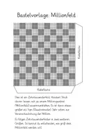 Vorschau - Arbeitsblätter - Millionbuch und Millionfeld als Bastelvorlage - Seite 2