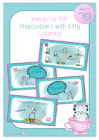 Vista previa - Interactivos - interactive - Listening - Prepositions Kitty - Portada
