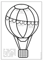 Vorschau - Arbeitsblätter - Heißluftballon-Klassenzimmer: Steckbrief - Seite 2