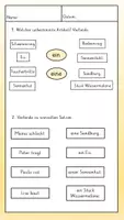 Vorschau - Arbeitsblätter - Arbeitsblatt zu Nomen und ihre Artikel - Seite 1