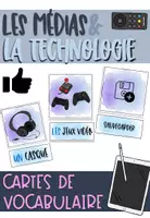 Vorschau - Fördermaterial/Inklusion - Wortschatzkärtchen Französisch: Les médias et la technologie - Deckblatt