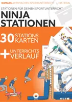 Vorschau - Lehrpläne/Lehrermaterial - Ninja Stationen für deinen Sportunterricht – Vom TV in die Turnhalle! - Deckblatt