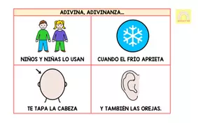 Vista previa - Unidades / Secuencias / Situaciones de Aprendizaje - Adivinanzas del invierno con pictogramas - página 2
