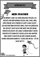 Vorschau - Fördermaterial/Inklusion - Hördiktat / Malgeschichte "Mein Drachen" - Seite 3