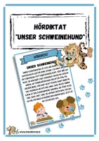 Vorschau - Text - Hördiktat / Malgeschichte "Unser Schweinehund" - Seite 2