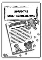 Vorschau - Text - Hördiktat / Malgeschichte "Unser Schweinehund" - Seite 3