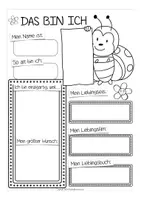 Vorschau - Arbeitsblätter - Das bin ich - Marienkäferklasse Sich vorstellen - Seite 2