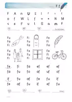 Vorschau - Arbeitsblätter - Leseblatt F: Buchstaben, Silben, Wörter, Sätze - AEIOU MLSWRNF - Seite 3