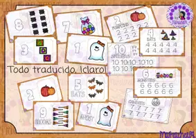 Vista previa - Unidades / Secuencias / Situaciones de Aprendizaje - Practica trazo números 1-10 -Halloween - página 3