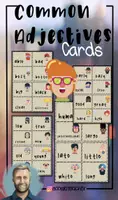 Vorschau - Spiele - Most common Adjectives - Kartenset - Deckblatt