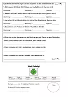 Vorschau - Klassenarbeiten - Klassenarbeit/Leistungsnachweis Fachbegriffe und Zahlenrätsel (Mathematik) - Klassen 4 bis 6 - Seite 3