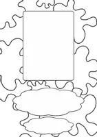 Vorschau - Mal- und Bastelvorlagen - Schulalltag - Geburtstagskalender mit Klecksen - Seite 3