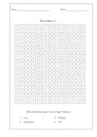 Vorschau - Mal- und Bastelvorlagen - Ä, ä, Ö, ö, Ü, ü, ß, Au, au, Äu, äu, Ei, ei, Eu, eu, -ie, ie, St, st, Sp, sp, Sch, sch, Pixel Art, Konzentration Feinmotorik, Malen nach Zahlen - Seite 1