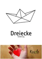 Vorschau - Arbeitsblätter - Einführung Dreiecke und Dreiecksarten - Deckblatt