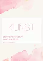 Vorschau - Arbeitsblätter - Stoffverteilungsplan Lehrplan PLUS, Kunst 9 - Deckblatt