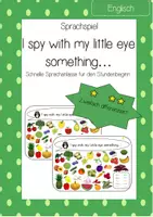 Vorschau - Bildkarten - Sprachspiel - I spy with my little eye something... (fruits & vegetables) - Deckblatt