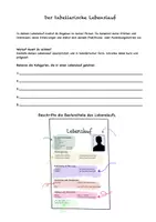 Vorschau - Arbeitsblätter - Tabellarischer Lebenslauf - Seite 1