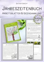 Vorschau - Stundenentwürfe - Jahreszeitenbuch - Arbeitsblätter & Ideensammlung #edukiknaller2021 - Deckblatt