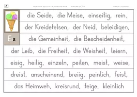 Vorschau - Arbeitsblätter - Konzentriertes Wortschatz- und Rechtschreibtraining - Wörter mit dem Diphthong EI - Seite 2