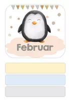 Vorschau - Bildkarten - Pinguinklasse Geburtstagskalender - Seite 3