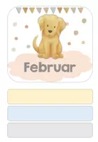 Vorschau - Bildkarten - Hundeklasse Geburtstagskalender - Seite 3