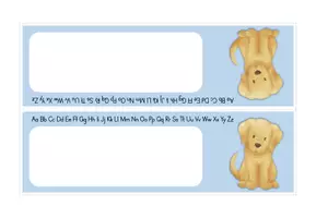 Vorschau - Bildkarten - Hundeklasse Namensschilder inkl. ABC - Seite 2