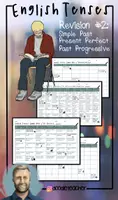 Vorschau - Arbeitsblätter - English Grammar - Revision # 2 (Simple Past / Present Perfect / Past Progressive) - Deckblatt