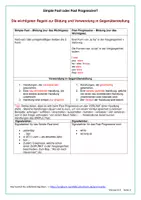 Vorschau - Arbeitsblätter - Simple Past ODER Past Progressive - Arbeitsblätter mit Lösungen - PDF und Docx - Seite 1