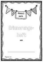 Vorschau - Unterrichtsreihen - Erinnerungsheft Klasse 3-4 - Seite 1