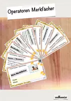 Vorschau - Merkblätter - Merkfächer Operatoren Aufgabenstellung #edukilights22 - Deckblatt