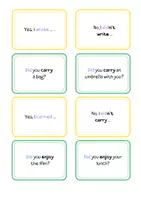 Vorschau - Arbeitsblätter - Past simple game / Past simple Kartenspiel (Snap) - Seite 3