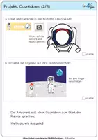 Vorschau - Arbeitsblätter - Scratch jr - Projekt: Countdown - Seite 2